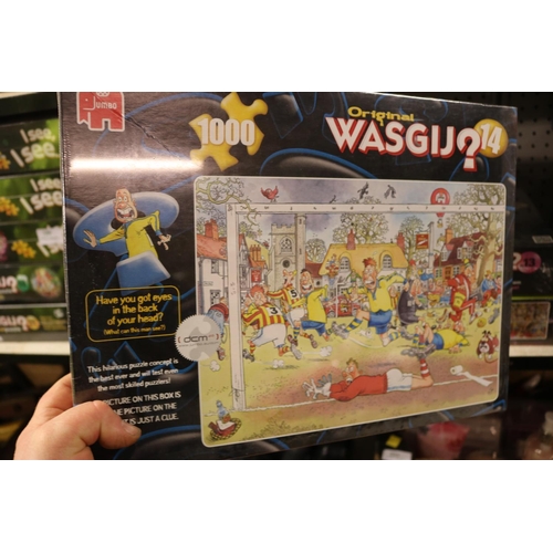 179 - 5 WASGIJ 1000 PIECE PUZZLES - FACTORY SEALED