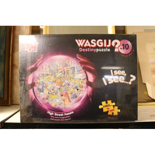 180 - 5 WASGIJ 1000 PIECE PUZZLES - FACTORY SEALED