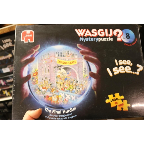 181 - 5 WASGIJ 1000 PIECE PUZZLES - FACTORY SEALED