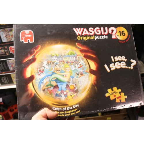 181 - 5 WASGIJ 1000 PIECE PUZZLES - FACTORY SEALED