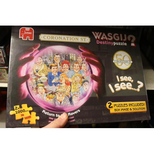 181 - 5 WASGIJ 1000 PIECE PUZZLES - FACTORY SEALED