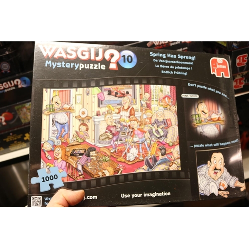 183 - 5 WASGIJ 1000 PIECE PUZZLES - FACTORY SEALED