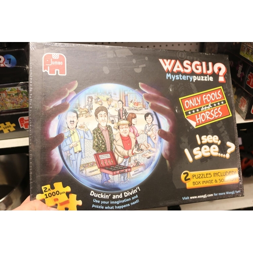 183 - 5 WASGIJ 1000 PIECE PUZZLES - FACTORY SEALED