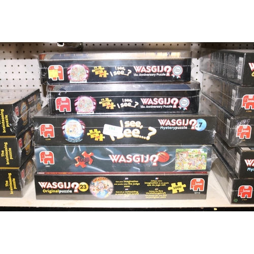 184 - 5 WASGIJ 1000 PIECE PUZZLES - FACTORY SEALED