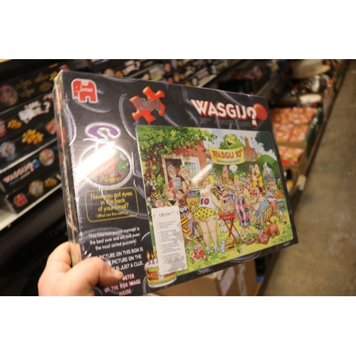 184 - 5 WASGIJ 1000 PIECE PUZZLES - FACTORY SEALED