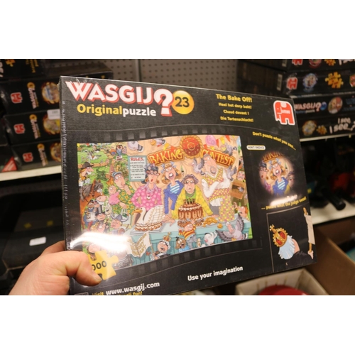 184 - 5 WASGIJ 1000 PIECE PUZZLES - FACTORY SEALED