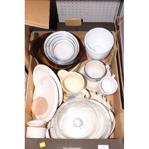 242 - 4 BOXES OF VARIOUS CHINA