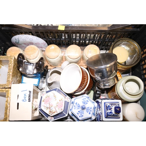 251 - 4 BOXES OF ASSORTED BRIC-A-BRAC