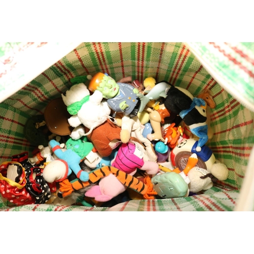 286 - 4 BAGS OF TOYS, TEDDIES, ETC