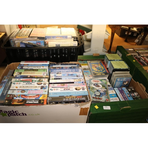 298 - 3 BOXES OF VHS