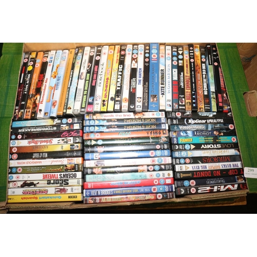 299 - 2 BOXES OF DVD'S