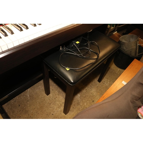 317 - YAMAHA DIGITAL PIANO & STOOL - MODEL YDP-131 - WARRANTED UNTIL 12 NOON TUESDAY FOLLOWING THE ABOVE S... 