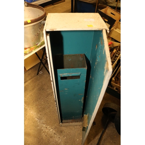 323 - SMALL STEEL CABINET