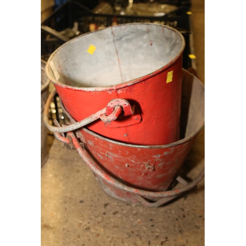 328 - QTY OF GALVANISED BUCKETS