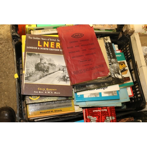 330 - 3 BOXES OF RAILWAY BOOKS