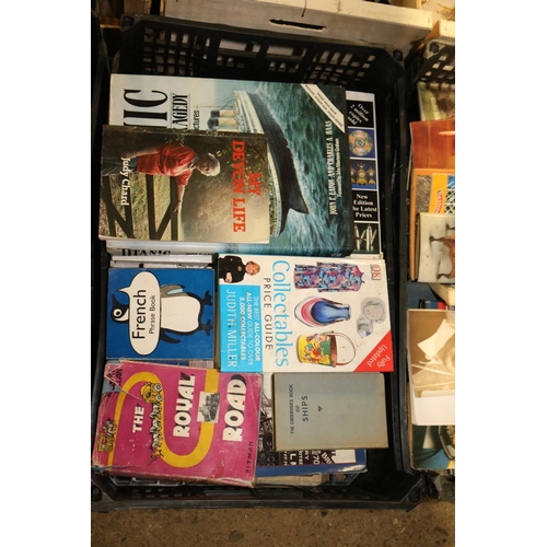 333 - 5 BOXES OF BOOKS