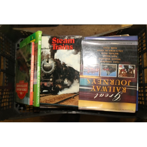 336A - BOX OF RAILWAY BOOKS