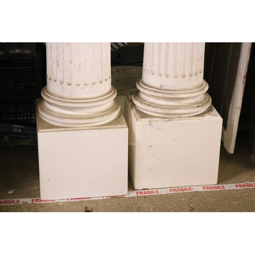 401 - PAIR OF 97'' FIBERGLASS COLUMN PILLARS