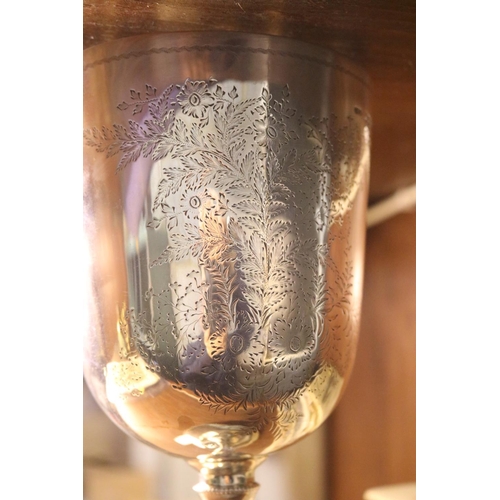 408 - AN EARLY VICTORIAN SILVER  CHALICE GMJ MAKER