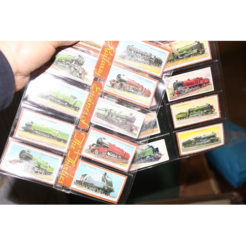 409 - QTY OF RAILWAY POSTCARDS, CIGARETTE CARDS, ETC