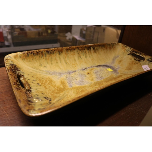 416 - LARGE STUDIO POTTERY TRAY