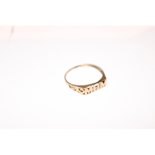 446 - 9CT ''MUM'' RING - 1.1GMS