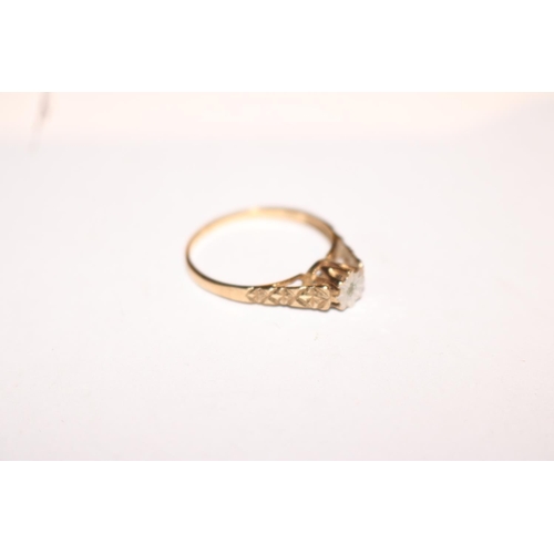 448 - 9CT GOLD RING 1.5GMS