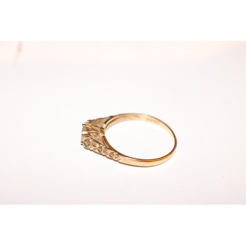 448 - 9CT GOLD RING 1.5GMS