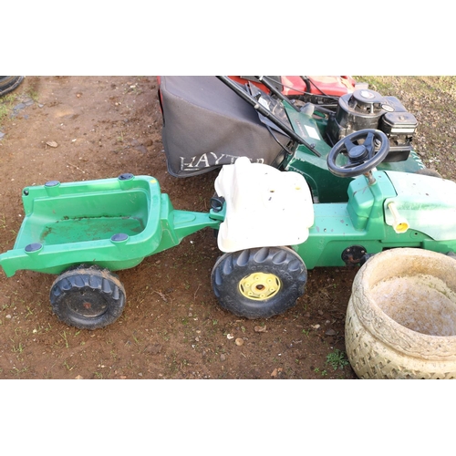 47 - JOHN DEERE TRACTOR & TRAILER