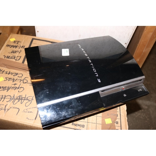 480 - PS3 CONSOLE WITH LEADS & 7 GAMES - WARRANTED UNTIL 12 NOON FOLLOWING THE ABOVE SALE