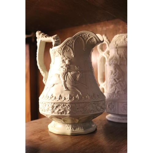 486 - 3 VICTORIAN JUGS