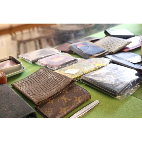 499 - NUMEROUS LEATHER WALLETS & PURSES