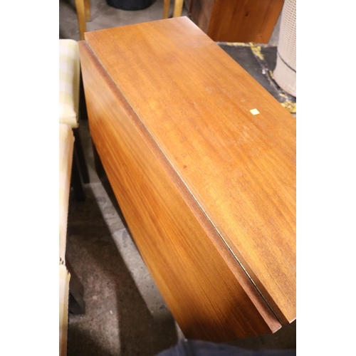 543 - TEAK DROP LEAF TABLE