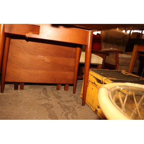 543 - TEAK DROP LEAF TABLE