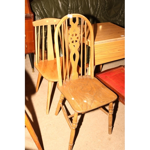 556 - WOODEN CHAIR X 2