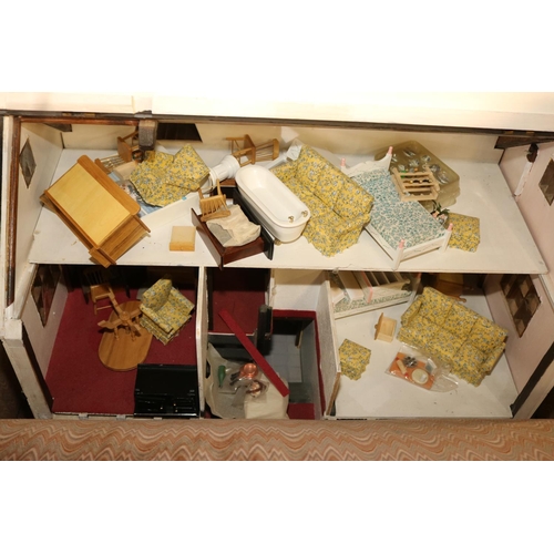 577 - LARGE DOLLS HOUSE & FURNITURE