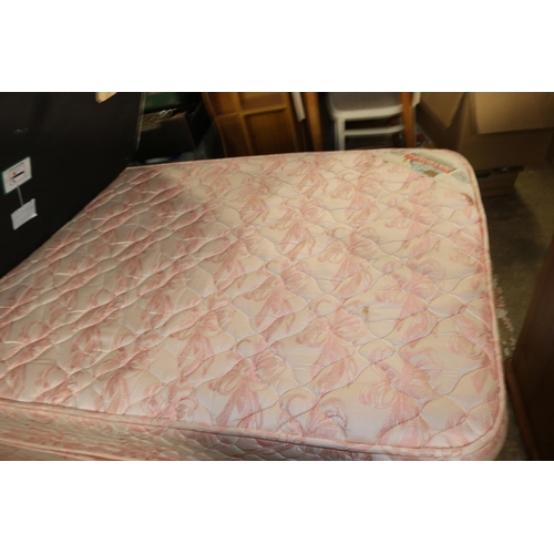 617 - 2 DRAWER SINGLE DIVAN BED & MATTRESS WITH HEADBOARD