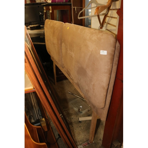 618 - SUEDE BED HEADREST