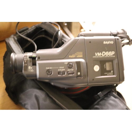 76 - SANYO CAMCORDER & BAG WITH BATTERY & CHARGER - WARRANTED UNTIL 12 NOON TUESDAY FOLLOWING THE ABOVE S... 