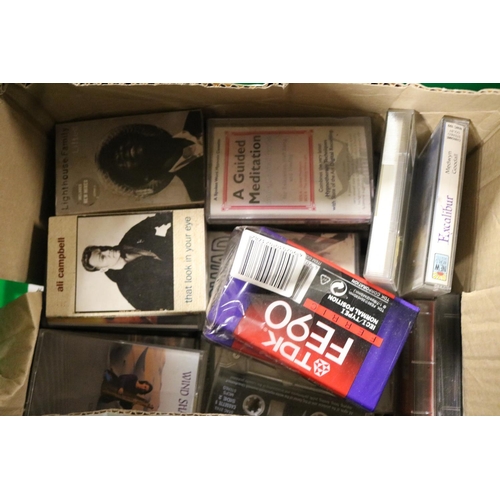 82 - BUSH RADIO CASSETTE WITH CASSETTES - WARRANTED UNTIL 12 NOON FOLLOWING THE ABOVE SALE