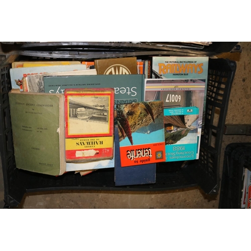 339 - 4 BOXES OF RAILWAY BOOKS