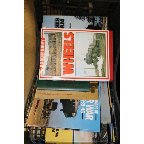 338 - 3 BOXES OF BOOKS, INCL WAR