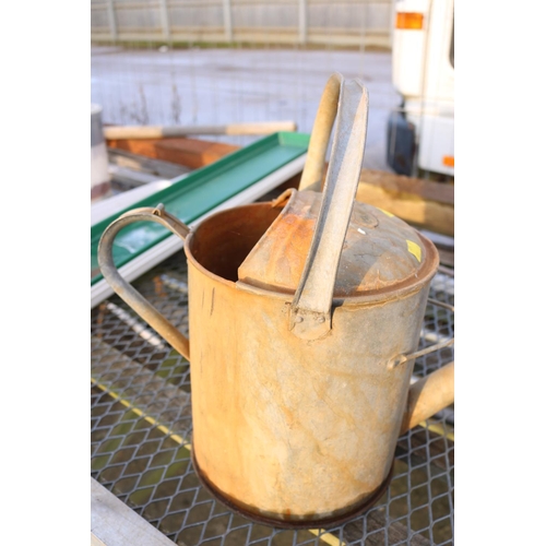 13 - GALVANISED WATERING CAN