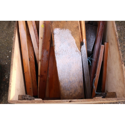 23 - BOX OF VARIOUS TIMBER