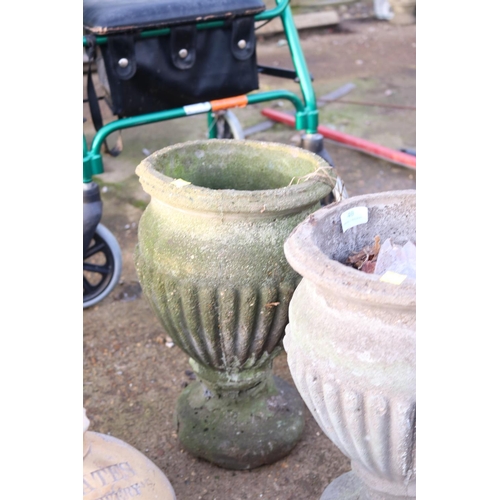 40 - 2 PLANTERS- 16'' TALL