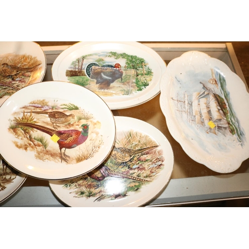 465 - VARIOUS OVAL PLATES