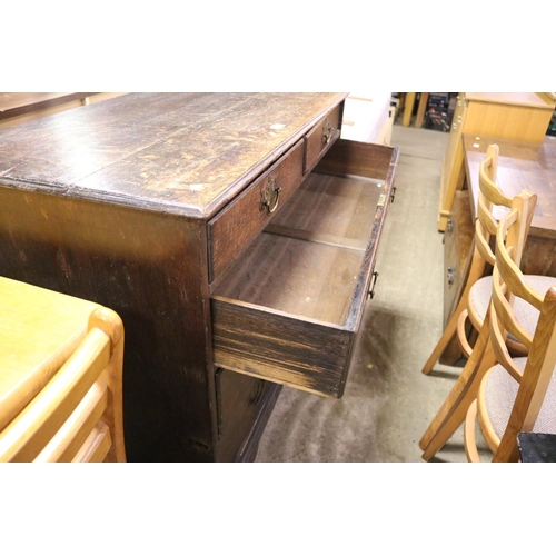 540 - ANTIQUE GEORGIAN CHEST OF 5 DRAWERS