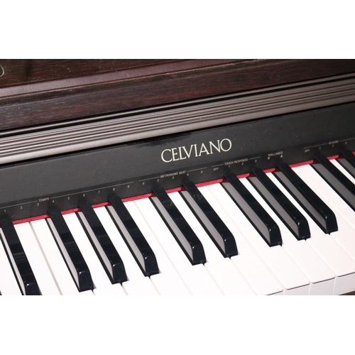 543 - CELVIAN ELECTRIC PIANO - WARRANTED UNTIL 12 NOON TUESDAY FOLLOWING THE ABOVE SALE