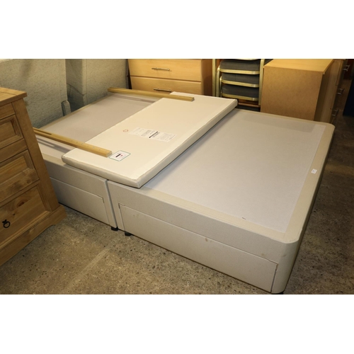 549 - DOUBLE BED WITH STORAGE DRAWERS & HEADBOARD