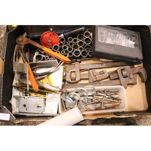 58 - BOX OF TOOLS